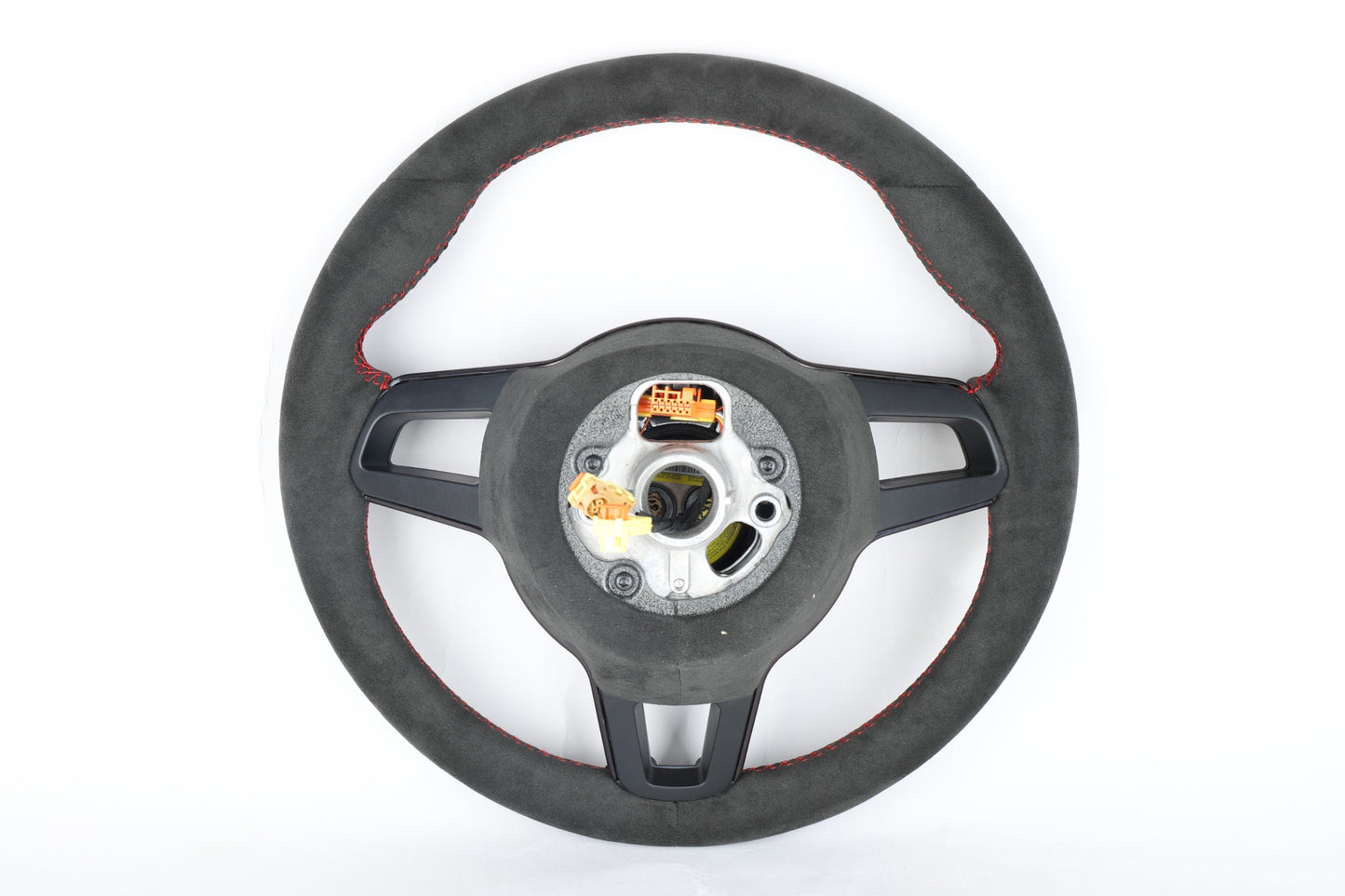 Made to Order Lwerks Porsche 991.2 Full Alcantara Wheel/ Red Stitching Conversion Manual ALL MODELS