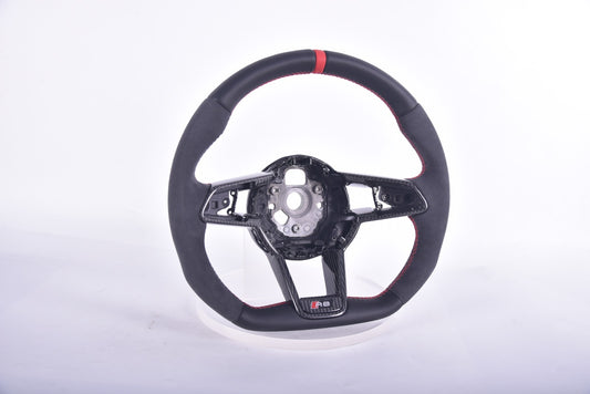 Made To Order Audi R8 Steering Wheel / Leather / Alcantara / Carbon