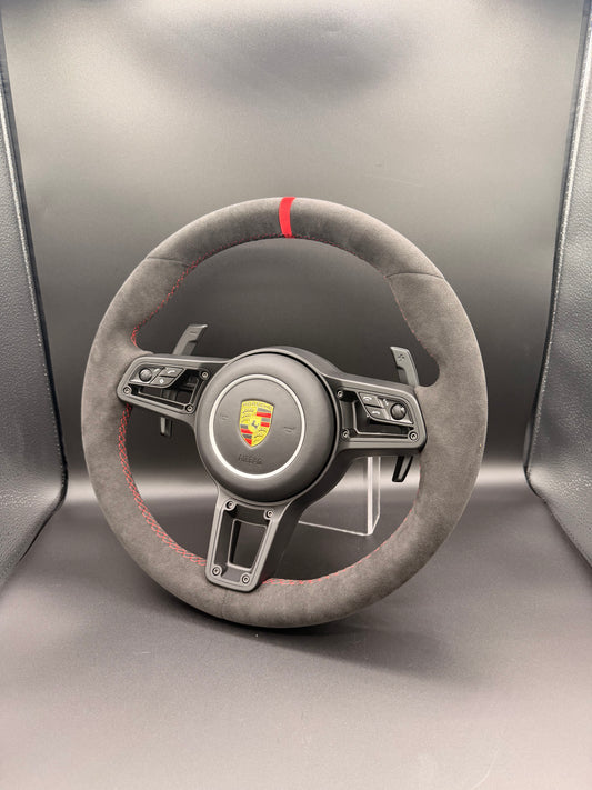 Made To Order Porsche Full Alcantara/ Red Stitching 991.1/997/987/981 to 991.2 Full Conversion