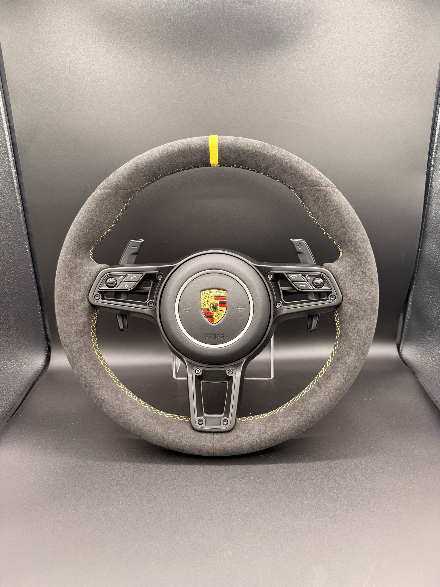 Made To Order Porsche Full Alcantara/ Yellow Stitching 991.1/997/987/981 to 991.2 Full Conversion