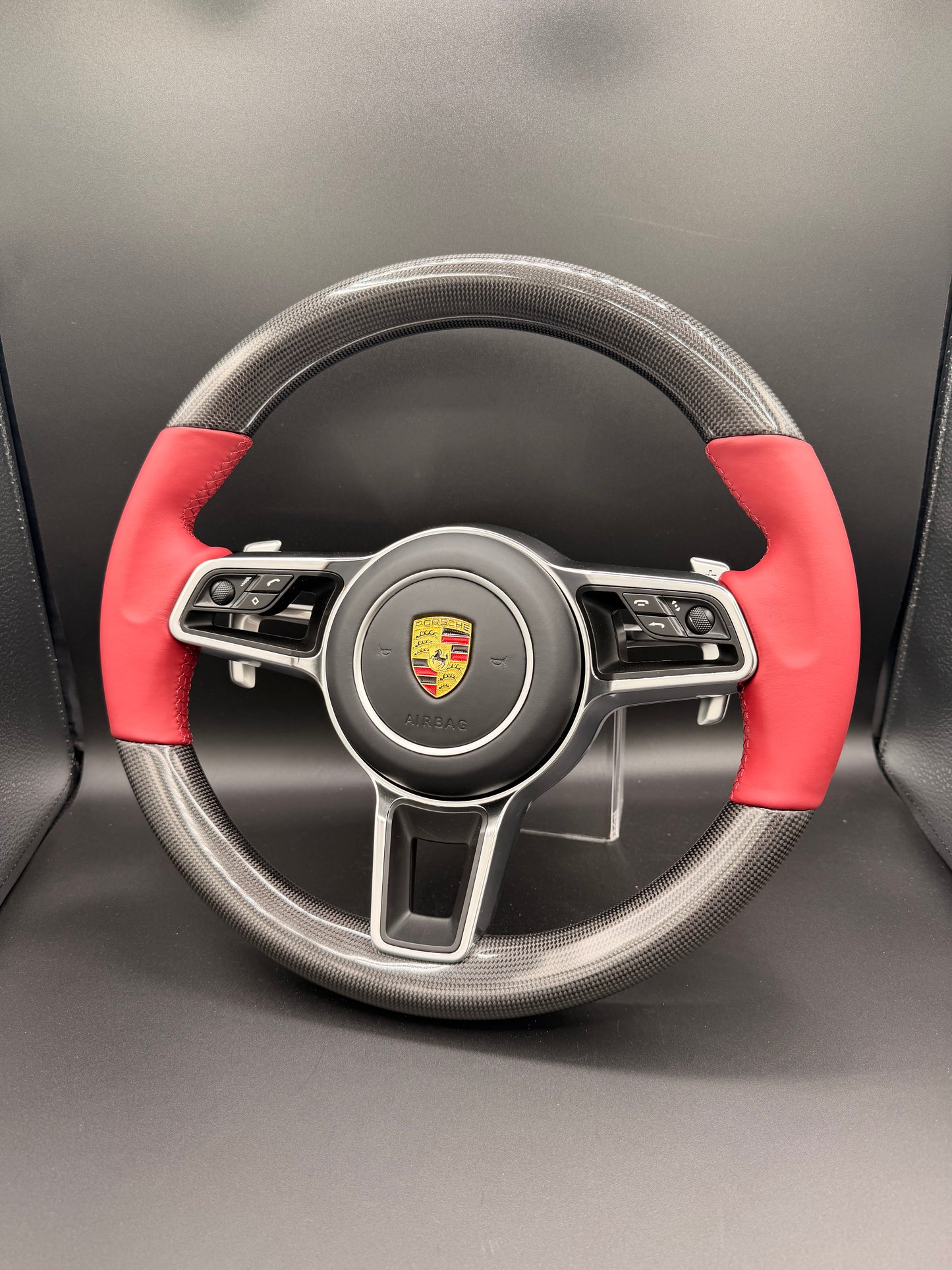 In Stock Porsche Carbon Fiber/Leather 991.1/997/987/981 to 991.2 Full Conversion