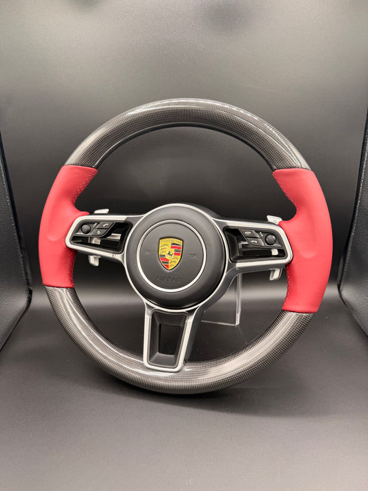 In Stock Porsche Carbon Fiber/Leather 991.1/997/987/981 to 991.2 Full Conversion