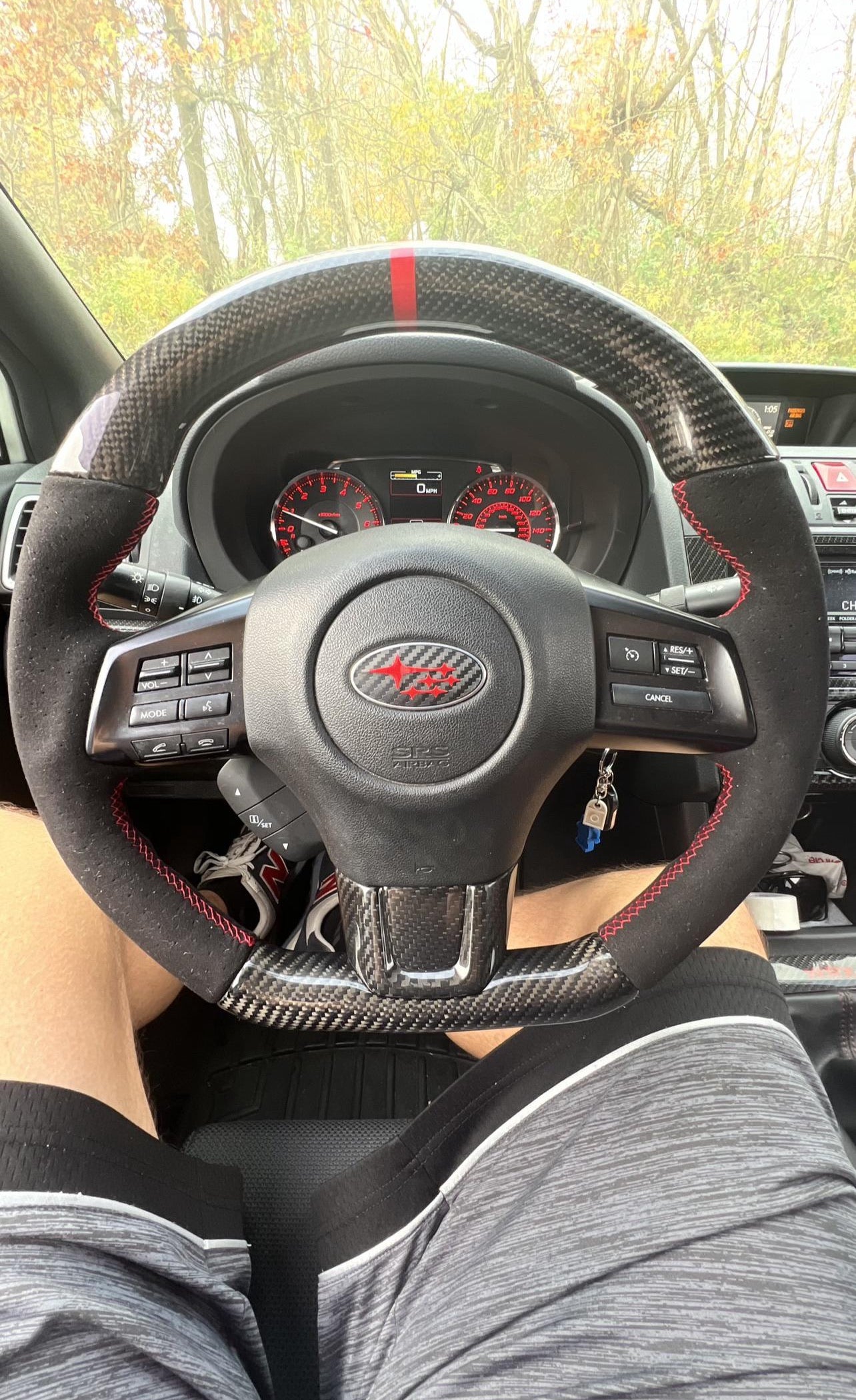 Custom Subaru STI Steering Wheel