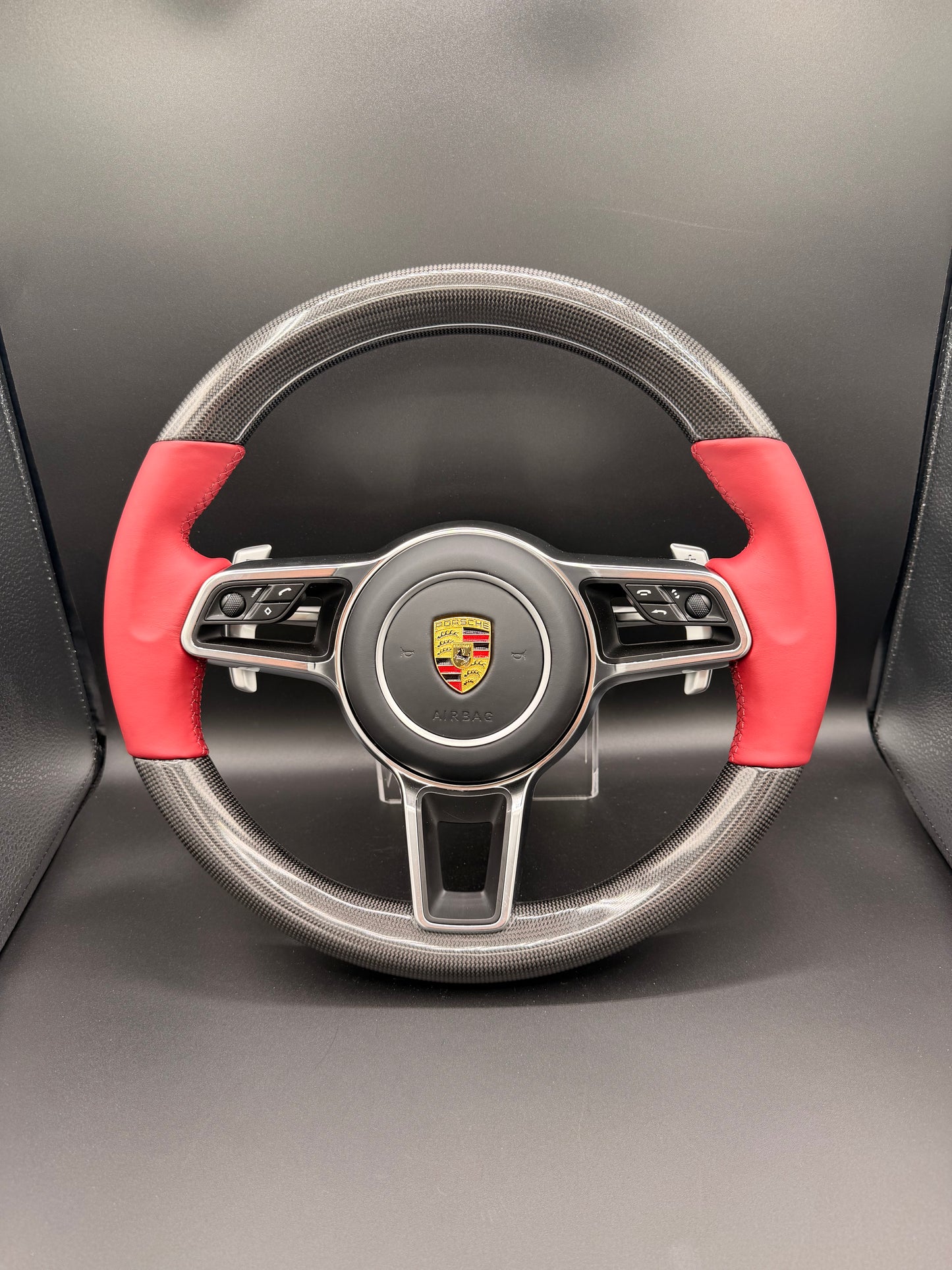 In Stock Porsche Carbon Fiber/Leather 991.1/997/987/981 to 991.2 Full Conversion