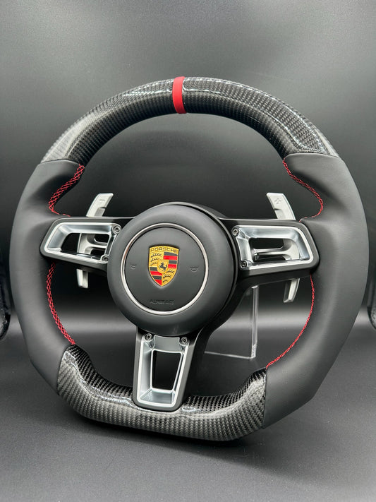 In Stock Porsche Carbon Fiber/Leather 991.1/997/987/981 to 991.2 Full Conversion