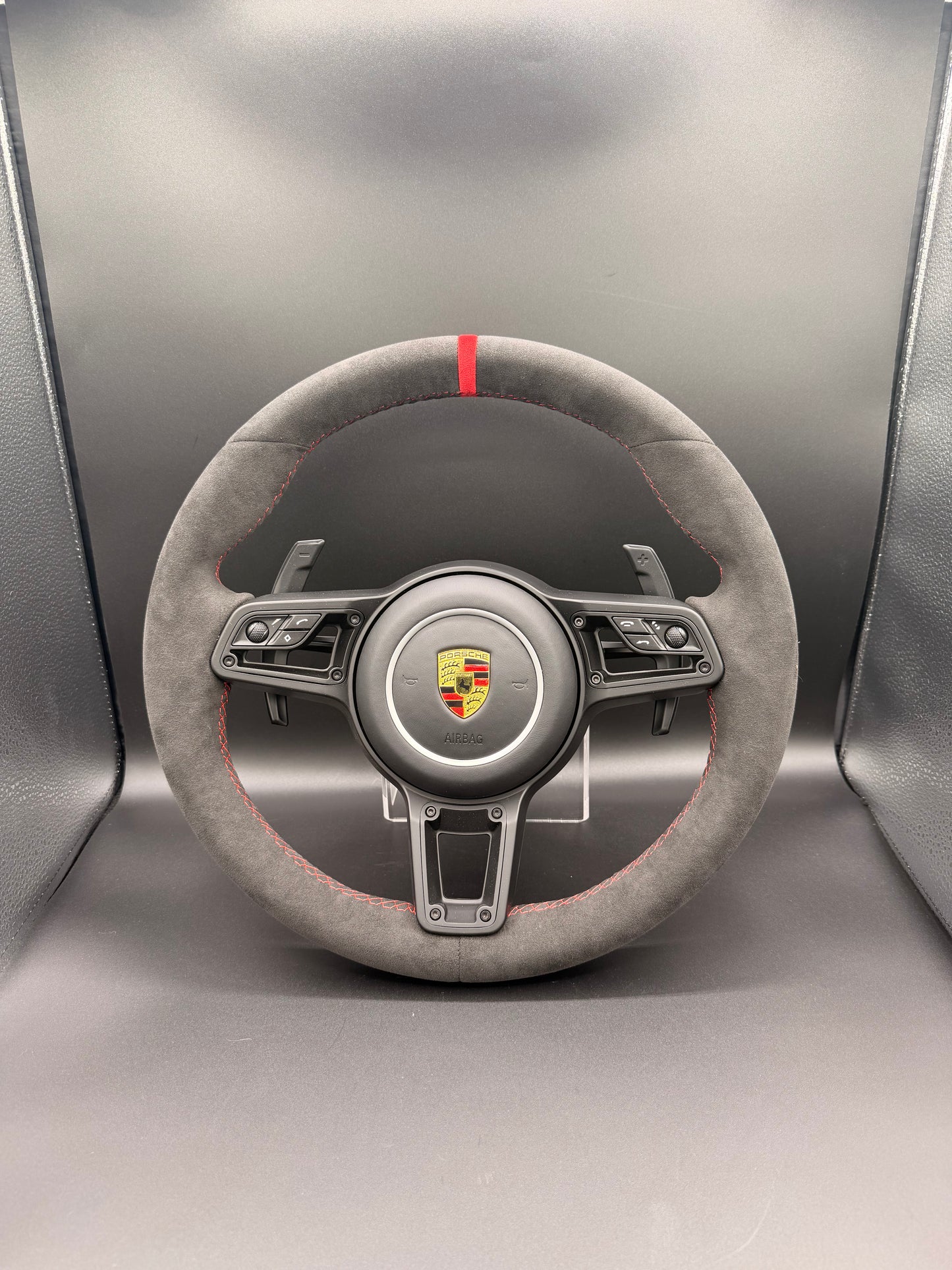 Made To Order Porsche Full Alcantara/ Red Stitching 991.1/997/987/981 to 991.2 Full Conversion