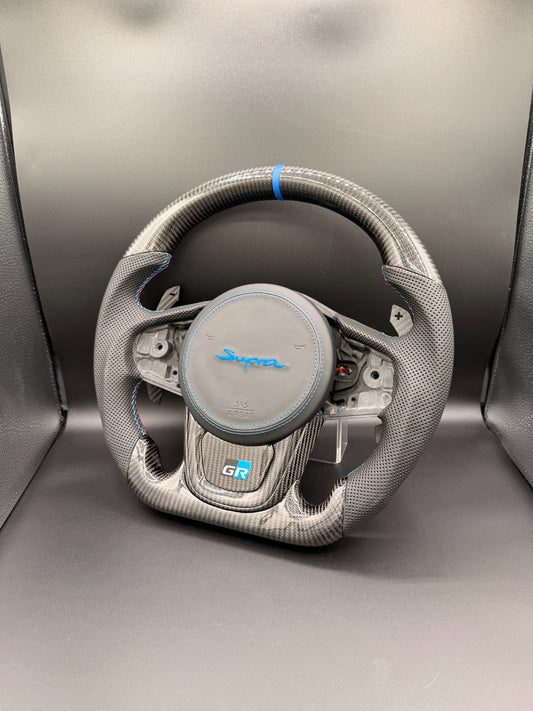 IN STOCK MK5/ A90 Supra Steering Wheel/Magnetic Paddles Included