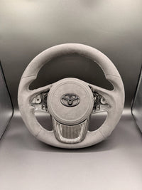 Made To Order Toyota Supra Full Alcantara Steering Wheel