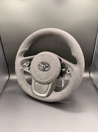 Made To Order Toyota Supra Full Alcantara Steering Wheel