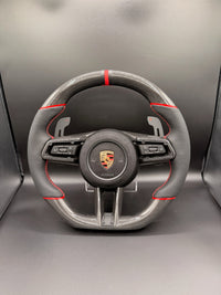 IN STOCK Carbon Fiber Porsche 991.1/997/987/981/991.2->992 Conversion Steering Wheel With Airbag