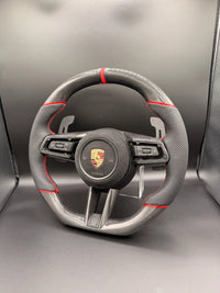 IN STOCK Carbon Fiber Porsche 991.1/997/987/981/991.2->992 Conversion Steering Wheel With Airbag
